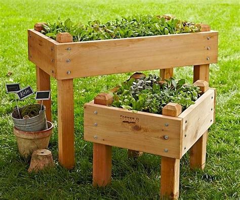 Raised Garden Box With Legs 